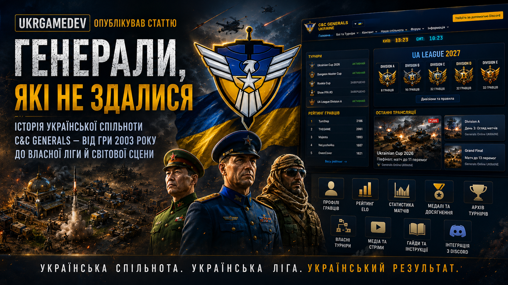 Generals Online Ukraine - Генерали, які не здалися