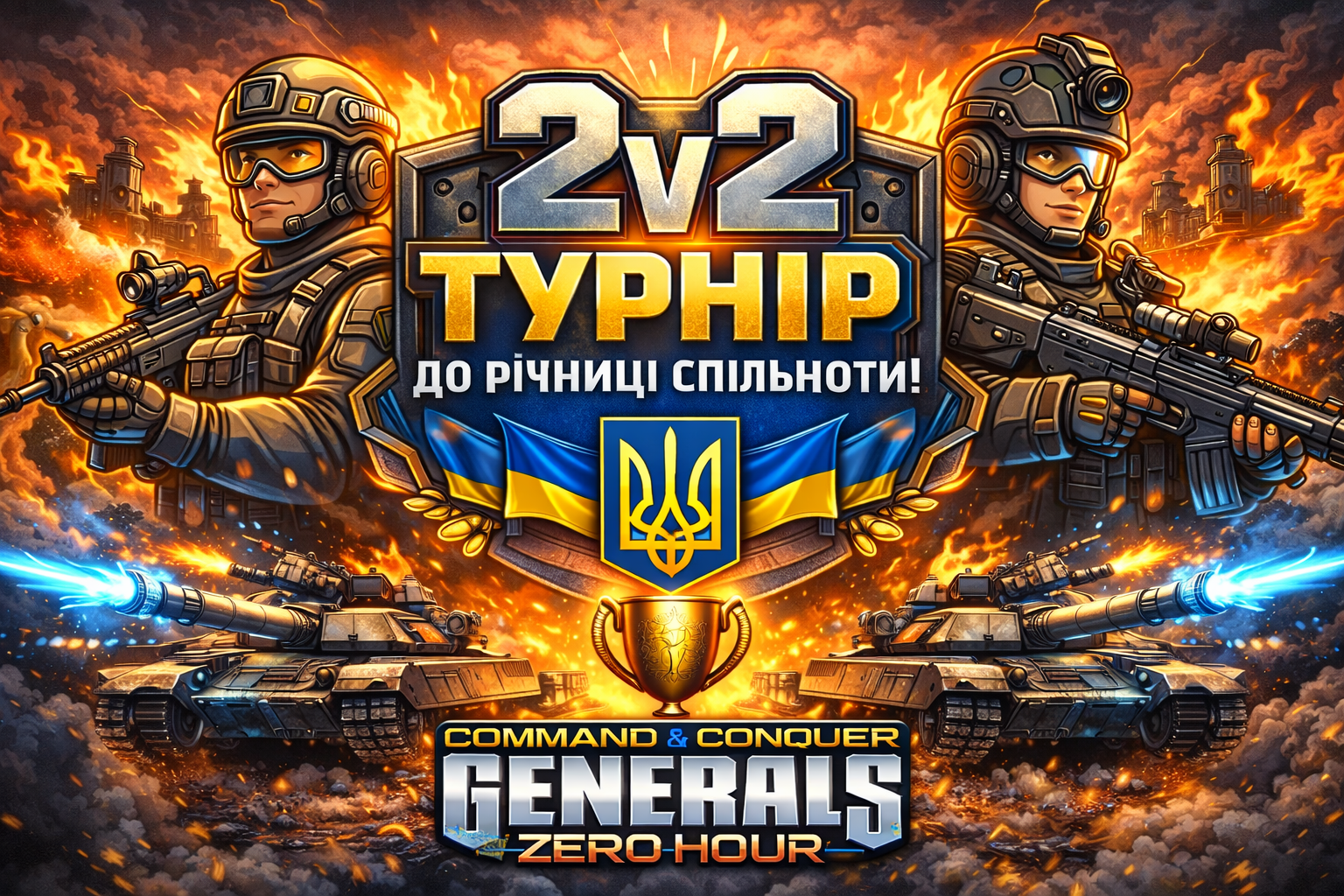 Турнір 2v2 до річниці спільноти!